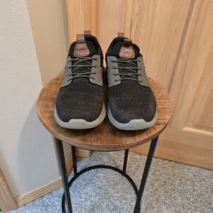 SKECHERS Shoes Men's Gray Brown 13 Slip On Classic Fit Air Cooled Memory…